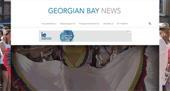 Desktop Screenshot of georgianbaynews.com